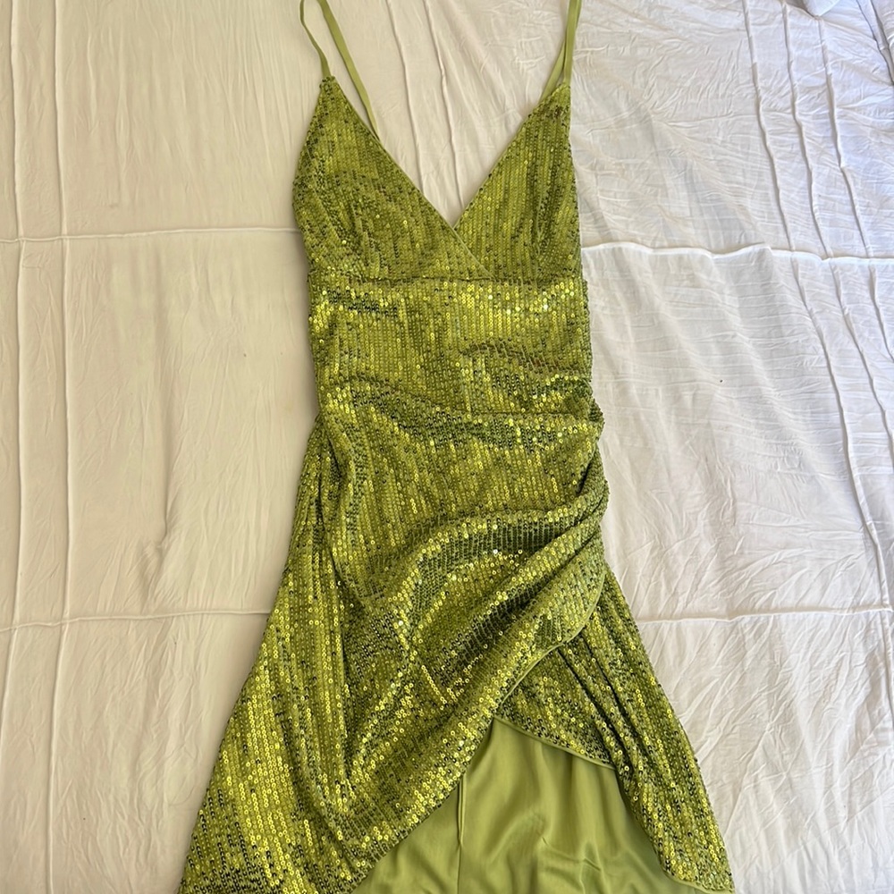 green little sparky dress